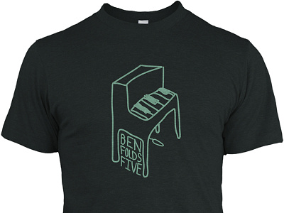 Ben Folds Five piano shirt ben folds five illustration type