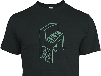 Ben Folds Five piano shirt