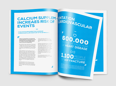 Calcium connection - NattoPharma adobe brochure design icon illustration information minimal pharmaceutical print typography vector