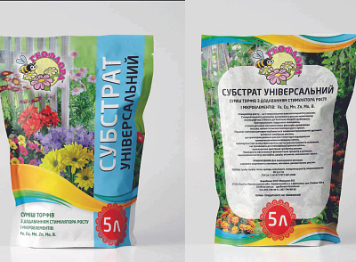 Design of packing soil for garden design garden label packaging soil sticker