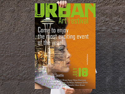 Poster Urban Art Festival art design logo poster art urban