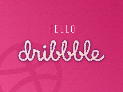 Hello Dribbble!