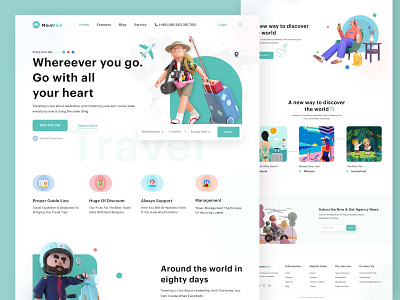 Mountain || Travel Landing Page branding landingpage marketplace minimal tourism travel agency travelgram travelphotography traveltheworld trending uidesign