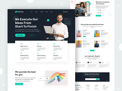 Solutions || Landing Page