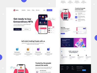 Cryptocurrency Landing Page bhfyp bitcoin blockchain branding business crypto cryptocurrencies cryptocurrency cryptoinvestor cryptonews cryptotrading finance financialfreedom forextrading investment minimal stockmarket success tradin uidesign