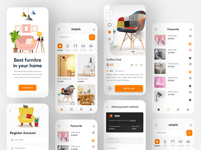 Furniture app design