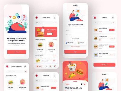 Food Delivery App Design app app design burger app eating food food and drink food app food delivery food delivery application food delivery service food design food order mobile app mobile app design mobile design mobile ui pizza recipe app restaurant app tracking app