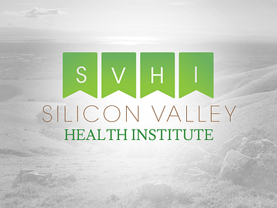 Silicon Valley Health Institute branding graphic design logo