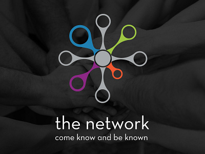 The Network logo graphic design logo design