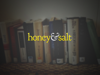 Honey & Salt logo graphic design logo design