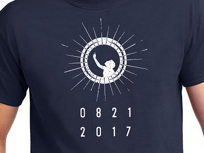Point To The Sky Eclipse 2017 Tshirt graphic design tshirt design