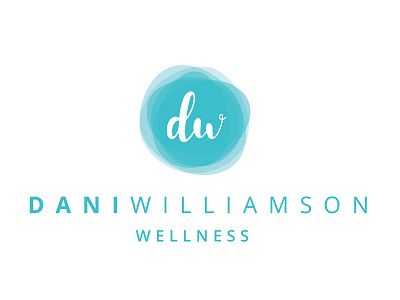 Logo design for Dani Williamson Wellness brand and identity logo design