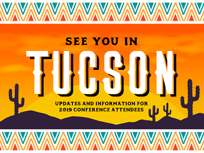 See You In Tucson Email Header website design