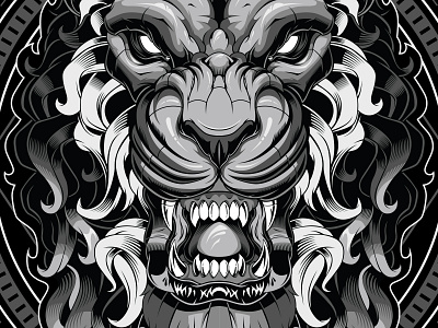 Lion Ring adobe illustrator adobe photoshop animal clientwork design designer graphics illustration lion lion head merch design pen tablet pen tool project ring vector art vector artwork vector illustration vectorize wacom