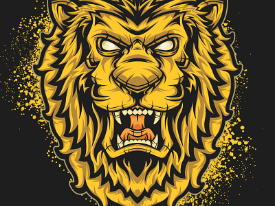 Majestic Lion adobe illustrator adobe illustrator draw adobe photoshop animal animal art drawing illustration lion lion head lion king vector art vector artwork vectorize