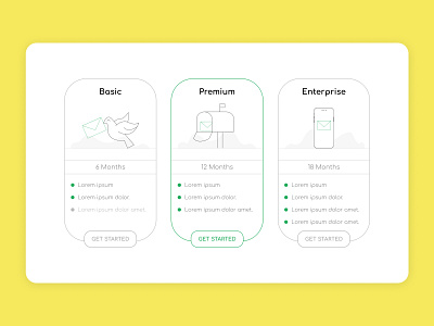 Plans & Pricing bird illustration illustraion landing page mail mailbox payment payment app payment form payment page platform design post pricing pricing page pricing plan pricing plans pricing table ui design vector design web design