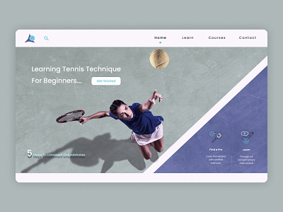 Tennis Learning Website