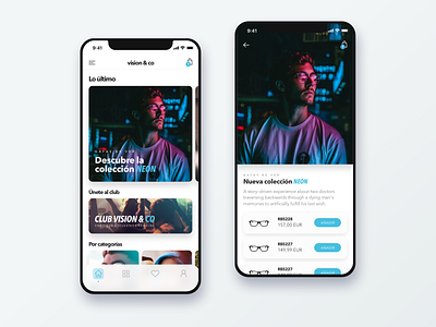 optician's shop concept 2 interace ios iphonex ui uidesign ux uxdesign