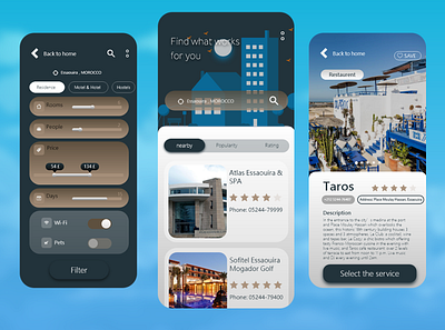 Booking app concept app branding design mobile ui ux