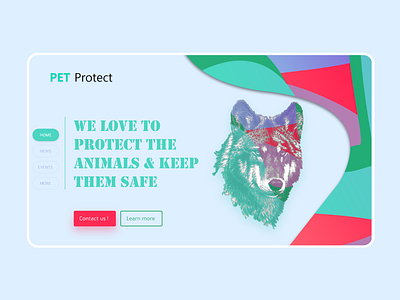 Pet Proect webapp app branding web website