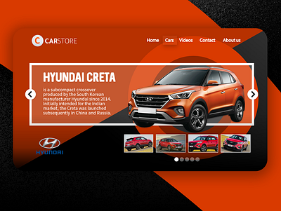 HYUNDAI CRETA branding mobile radio ui ux web website