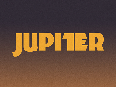 Jupiter Logotype beer identity interstellar jupiter lettering logo planets space type