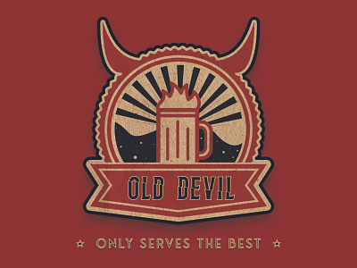 Old Devil's Bar Logo Design design game graphic design logo