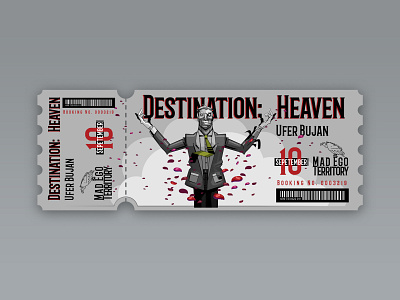 Ticket Design Promotion game graphic design illustration