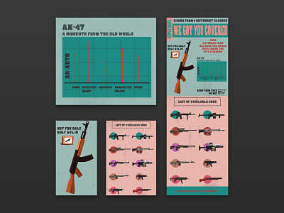 Asset Guidelines, Guns game graphic design motion graphics