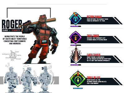 Character Stats Design by Kayhan on Dribbble