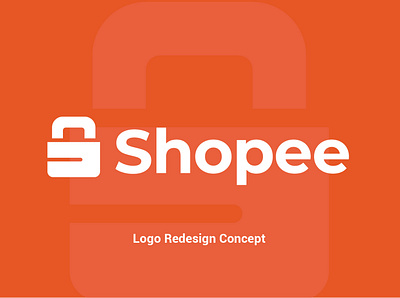 Shopee Logo Redesign Concept app branding design flat icon illustration illustrator logo minimal