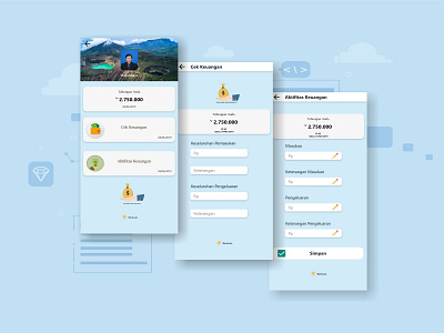 Example UI Apps Financial Management (Progress)