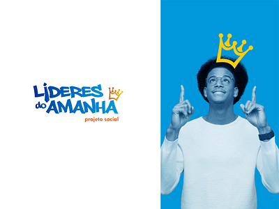 Lideres do Amanha | Leaders of Tomorrow identidade visual logo logo design social project