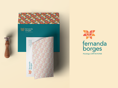 Fernanda Borges Psicóloga logo logo design logodesign logotype psicologia psychology visual identity