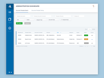 AmWINS Admin Utility Dashboard dashboard product design ui uidesign ux