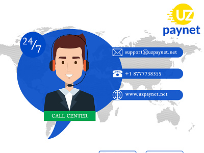 Call Center branding call callcenter design illustration vector web