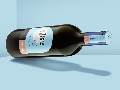 Bauhaus Wine 3d render bauhaus label design labels modernism packaging wine