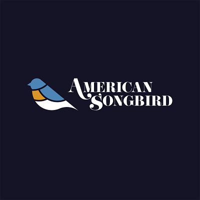 American Songbird bird bird logo branding icon logo