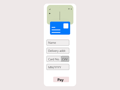 Credit Card Checkout- DailyUI Day 2