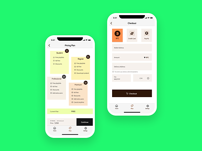 Mobile Crypto UI crypto interaction design mobile app mobile ui payment product design ui uiux visual design