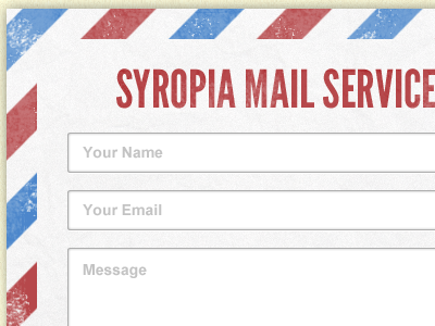 Syropia Contact Form contact form mail vintage