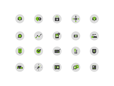 Evernote Business Feature Icons business evernote icons search security team web