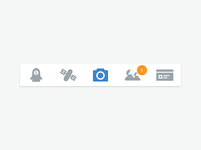 Tab Nav camera friends icons nav profile satellite space space icons spaceship spayce tab nav tabs