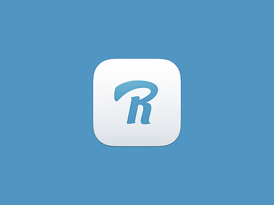 Reconiz App app icon clean entertainment flat hollywood ios minimal reconiz