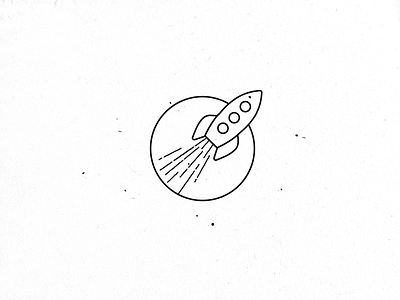 Spayce Badge badges design icon illustration rocket space spaceship spayce stars tees