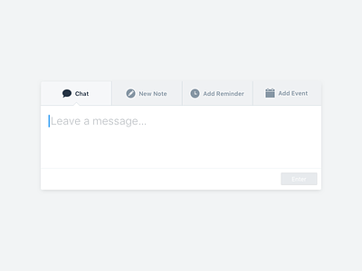 CRM Actions add event add reminder chat clean crm management minimal new note ui ux web web app