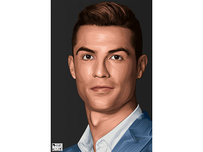 Cristiano Ronaldo Vexel Art a.taymour abdelrahman taymour art artwork drawing drawings graphic illustration photoshop taymour