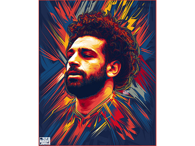 Mo Salah illustration