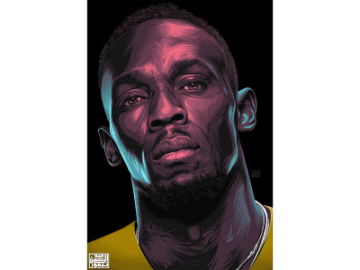 Usain Bolt Vector art