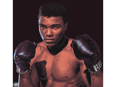 Muhammad Ali vector art